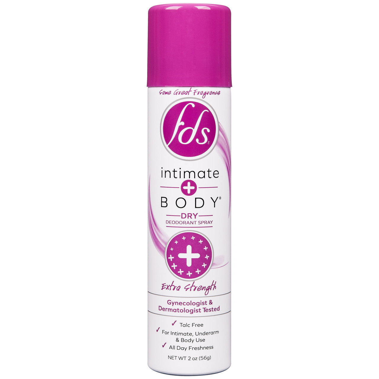 FDS Intimate Deodorant Spray, Extra Strength, 2 Oz